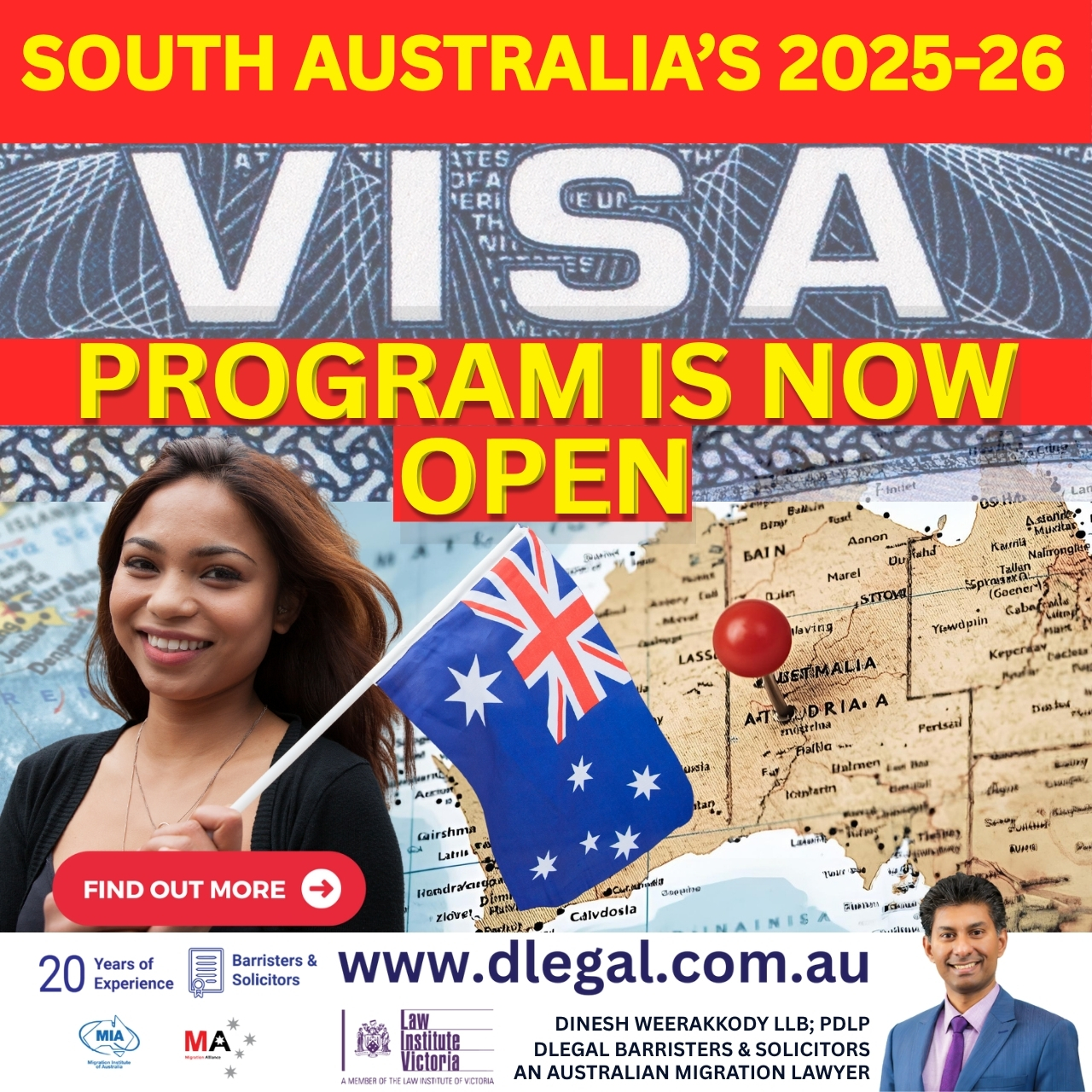 South Australia state nomination for migration visa