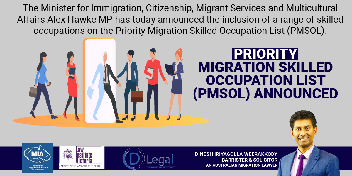 The Priority Migration Skilled Occupation List Australia