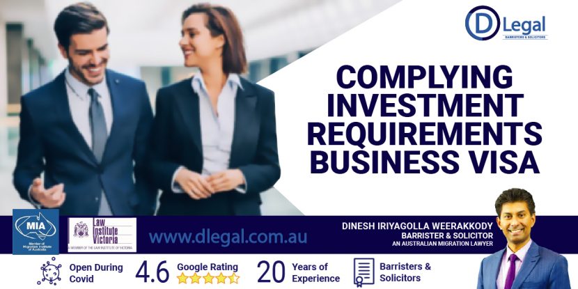 Complying investment requirements Business Visa