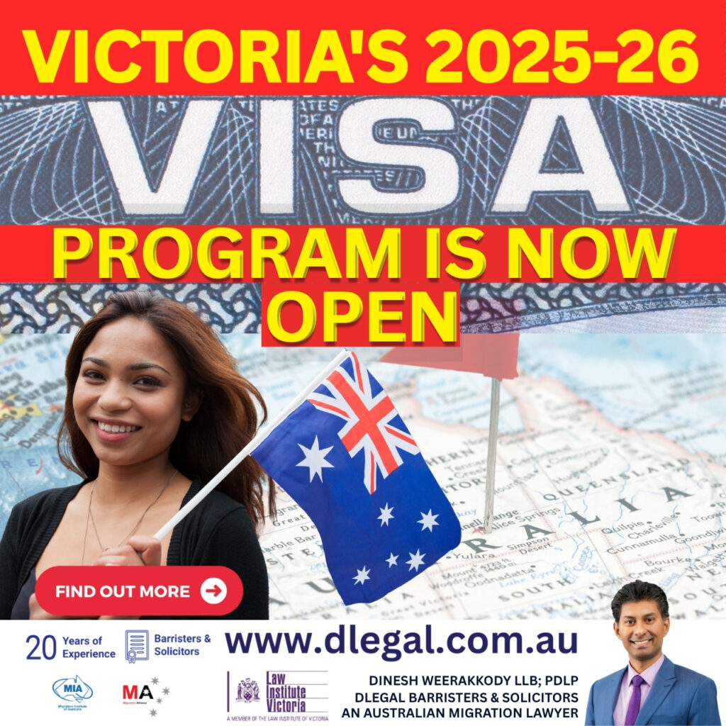 Victoria (VIC) State Sponsored Migration Visa