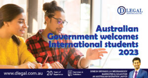 Australian Government welcomes international students